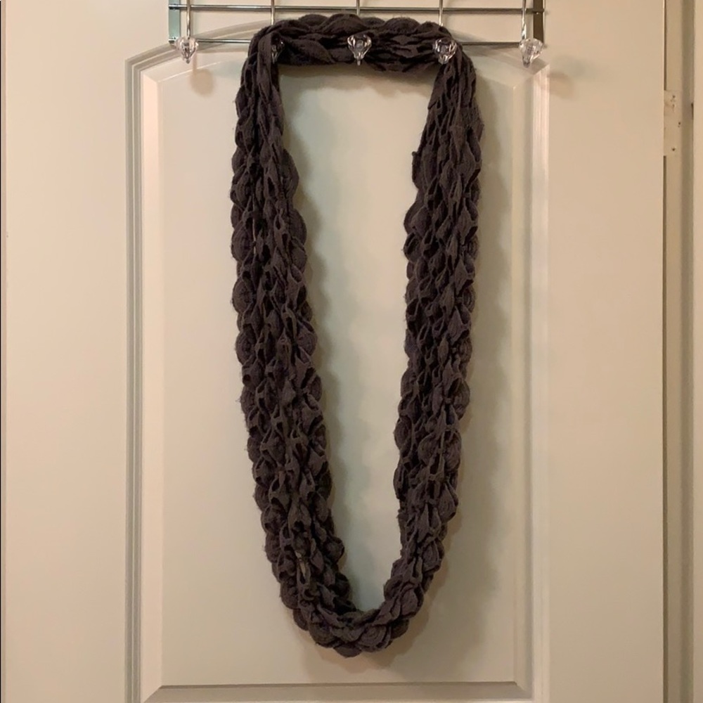 Grey infinity scarf